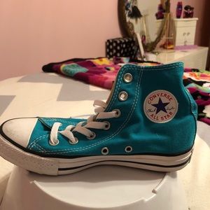 turquoise chuck taylor
